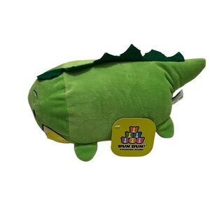 Bun Bun Stacking Plush Green Dinosaur Dino 12" Stuffed Animal Toy 2014 w/ tags
